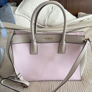 Kate Spade Blush and Beige Satchel